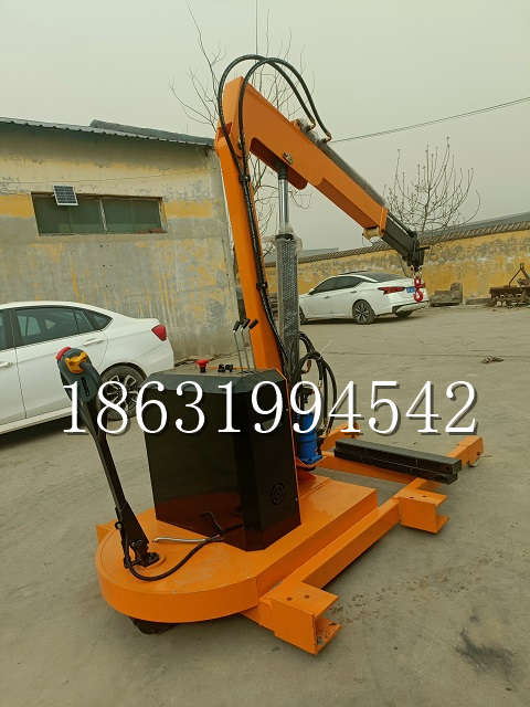 双滦区自卸车厢随车吊 自制轮式四不像起重机 四驱平板吊 5吨 贵盛